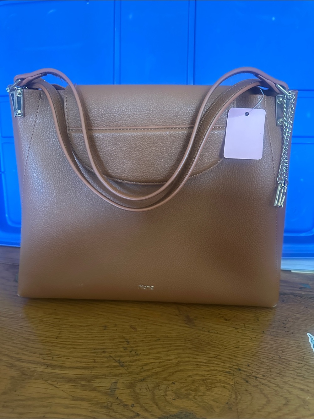 Classic Tan Tote Handbag by none